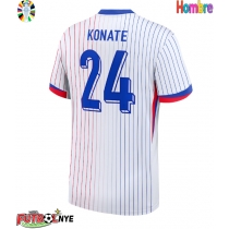 Camiseta Francia Ibrahima Konate #24 Visitante Equipación Eurocopa 2024 manga corta